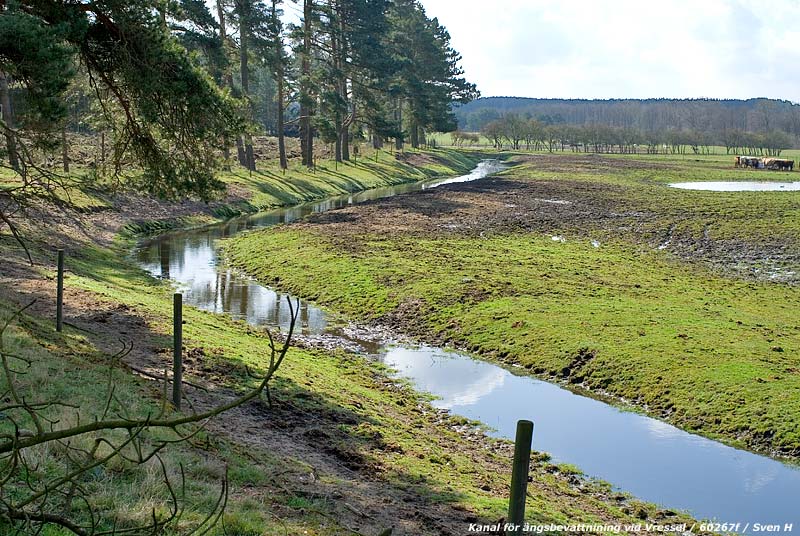 Bevattningskanal vid Vressel