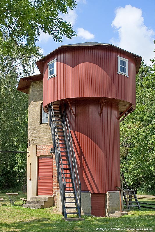 Pumphuset i Vollsjö.