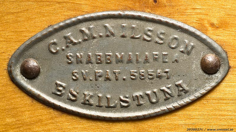 Tillverkareskylt.