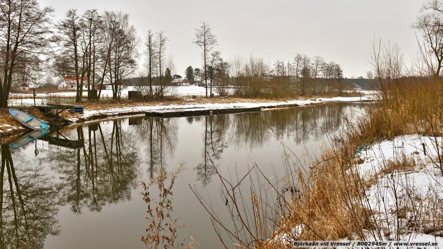 Båtbryggan vid Vressel.