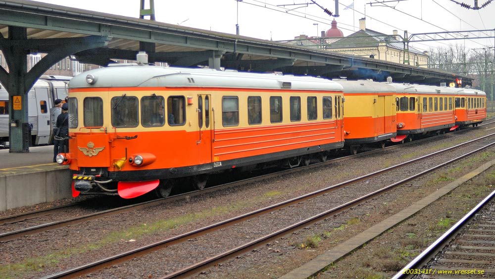 Y6/Y7/Y8-motorvagnar i Lund.
