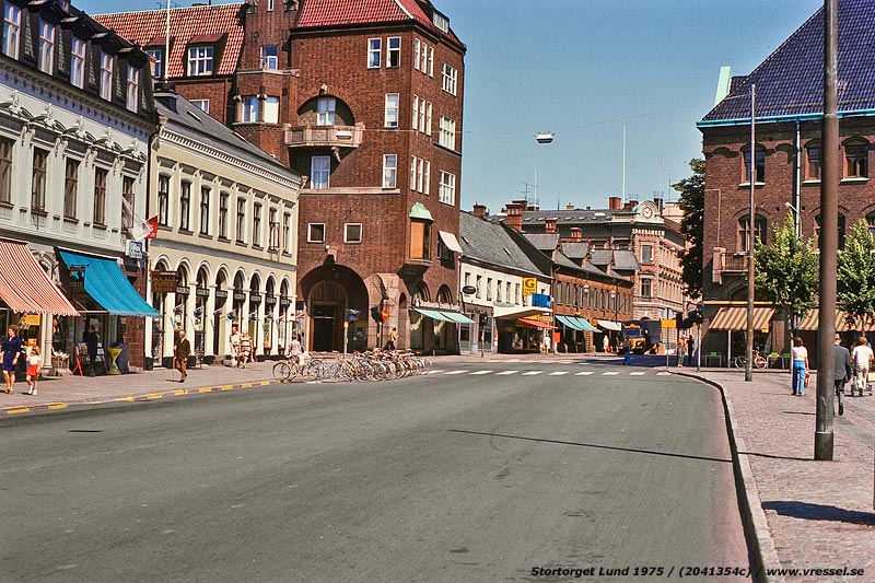 Stortorget i Lund 1975